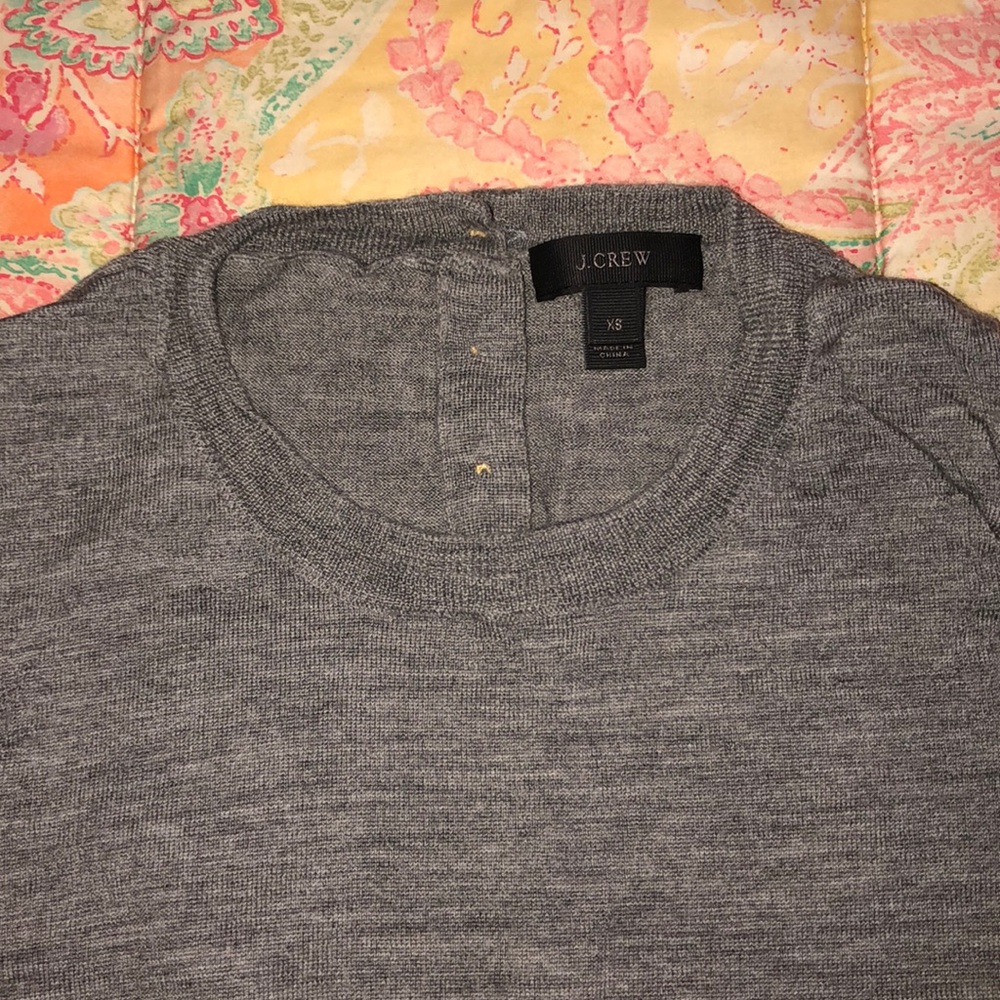 J Crew Gray top